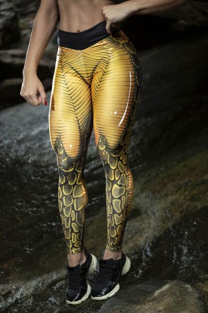 Legging Dynamite Reptilian Amarelo