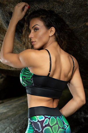 Reptilian Green Dynamite Top