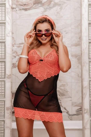 Camisola Neon Vibes Laranja