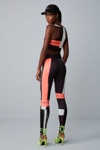 Legging Lança Perfume Low Estampada Salmão