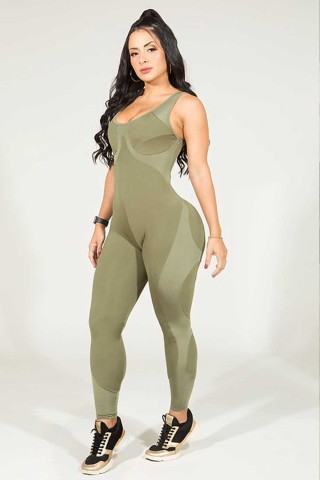 Macacão Dynamite Olea Apple Booty Verde