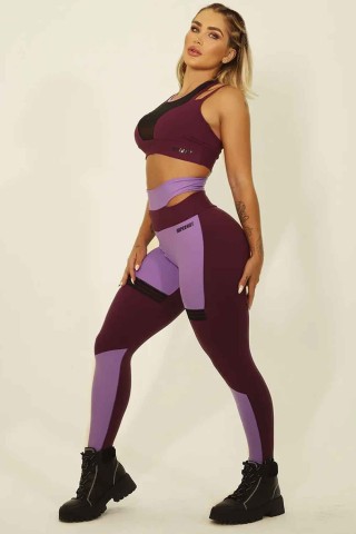 Superhot Purple Leggings