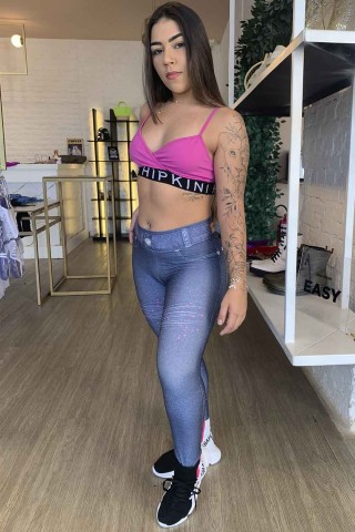 Legging Fake Jeans Pop