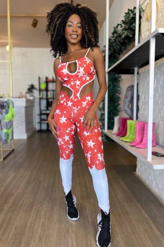 Red Starlight Jumpsuit