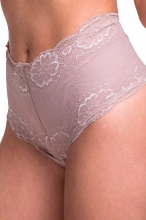 Chocolate Lace Panties Shaper