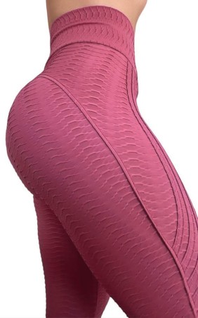 Legging Brocada Rosa Donna Shape