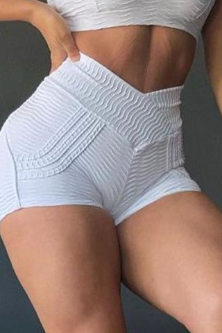 Conjunto Shorts Brocado Branco