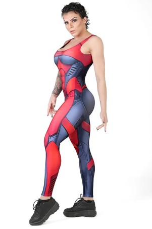 Scarlet Blaze Dynamite Fitness Jumpsuit