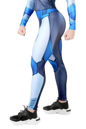 Legging Fitness Dynamite Holo Blue