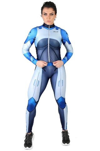 Dynamite Holo Blue Fitness Jacket
