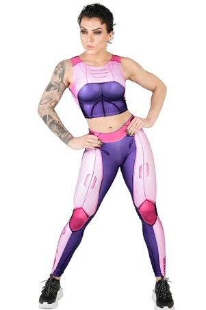 Legging Fitness Dynamite Robo Rose