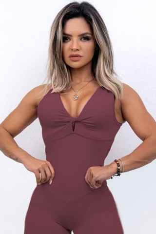 Macacão Arco Rosa Antigo