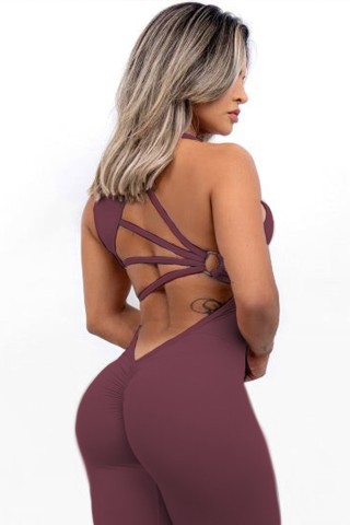 Macacão Arco Rosa Antigo