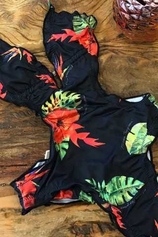 Swimsuit Ripple Red Infant Lily