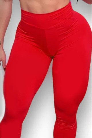 Legging Push Up V Donna Shape Vermelha Legging Push Up V Donna Shape Vermelha