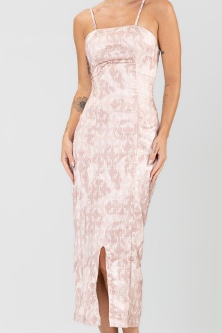 Vestido Elementary Bege