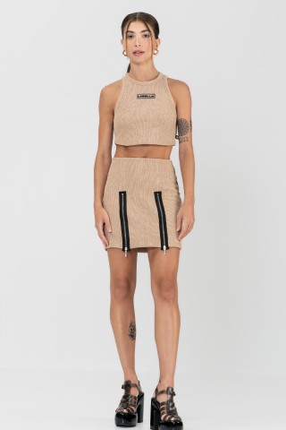 Cropped Cinnamon beige