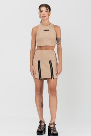 Cropped Cinnamon beige