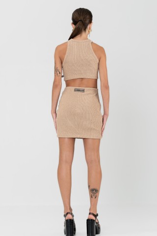 Cropped Cinnamon beige