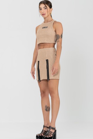 Cropped Cinnamon beige