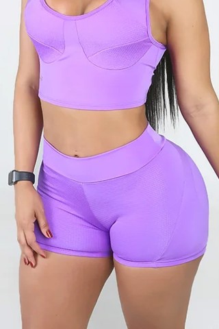 Violet Energy Apple Booty Dynamite Shorts