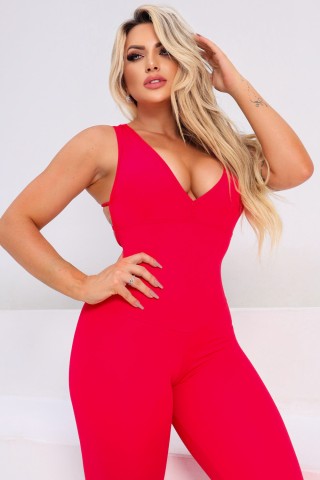 Red Mystic Shadow Jumpsuit