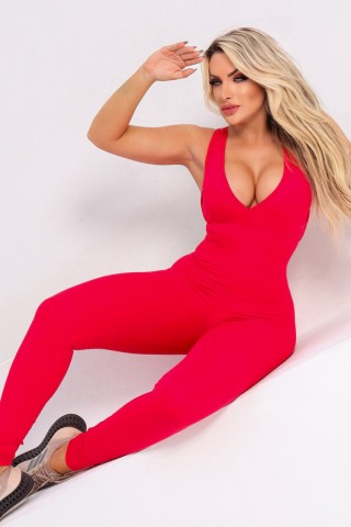 Red Mystic Shadow Jumpsuit