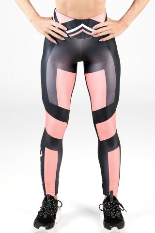 Fitness Midnight Blush Legging Black Pink