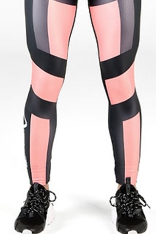 Legging Fitness Midnight Blush Preto Rosa