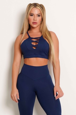 Navy Blue Spider Top