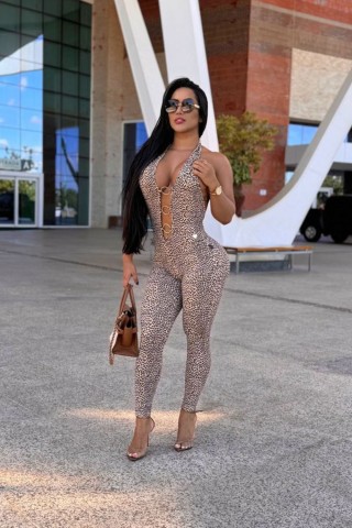 Jaguar jumpsuit with rings