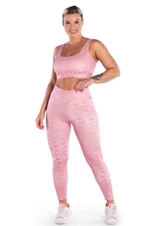Legging Amei Mania Rosa