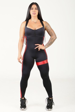 Macacão Fitness Mage Vermelho