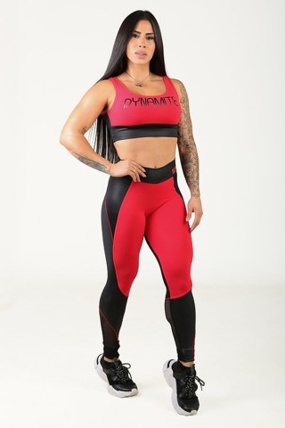 Legging Fitness Xtreme Vermelho
