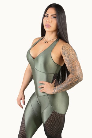 Fuel Olive Jumpsuit