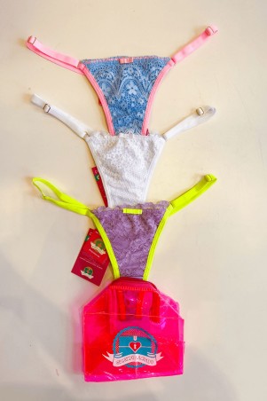 Kit De Calcinhas Candy Colors