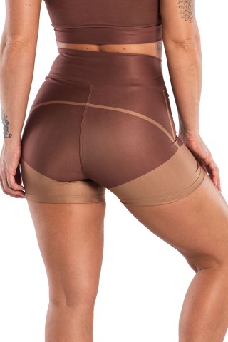 Brown Bicolor Shorts Brown Bicolor Shorts