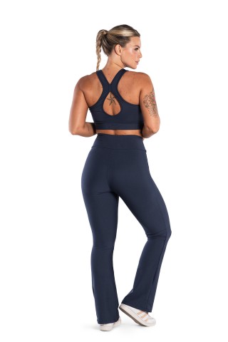 Navy Blue Flare Legging