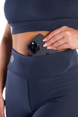 Navy Blue Flare Legging