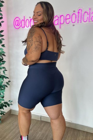 Adjustable Navy Blue Strap Top