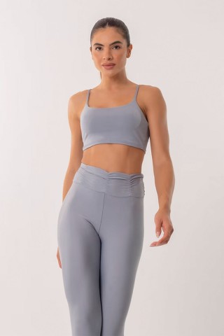 Adjustable Gray Strap Top