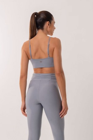 Adjustable Gray Strap Top
