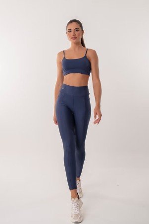 Adjustable Navy Blue Strap Top