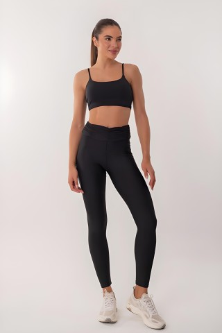 Adjustable Black Strap Top