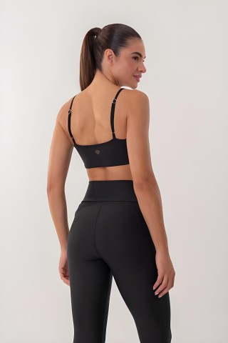 Top Alça Regulável Preto Top Alça Regulável Preto