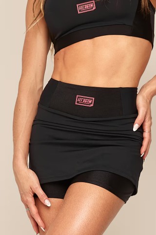 Black Elegance Short Skirt