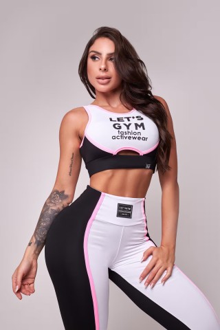 Top Dust Branco e Preto