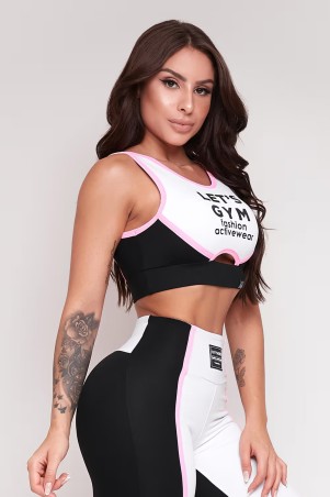 Top Dust Branco e Preto