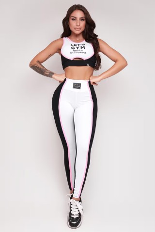 Top Dust Branco e Preto