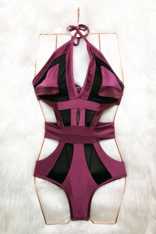 Rebeca Wine Swimsuit Body